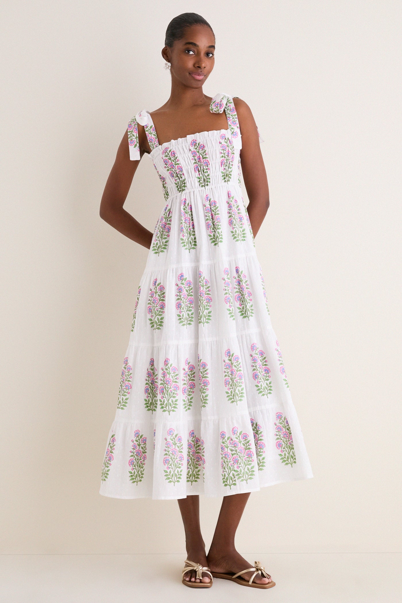 Schiffly Folk Buta Martina Dress