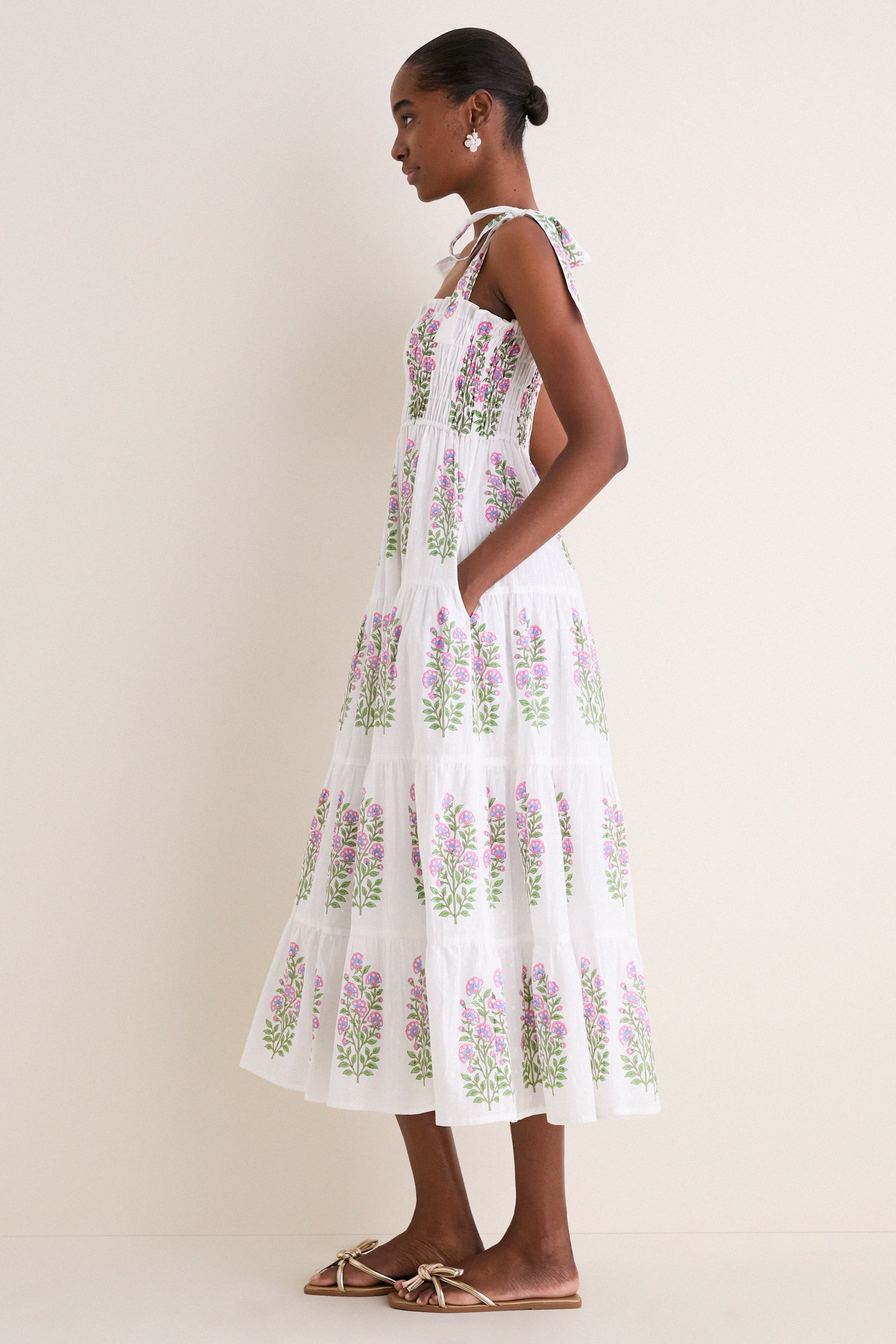 Schiffly Folk Buta Martina Dress