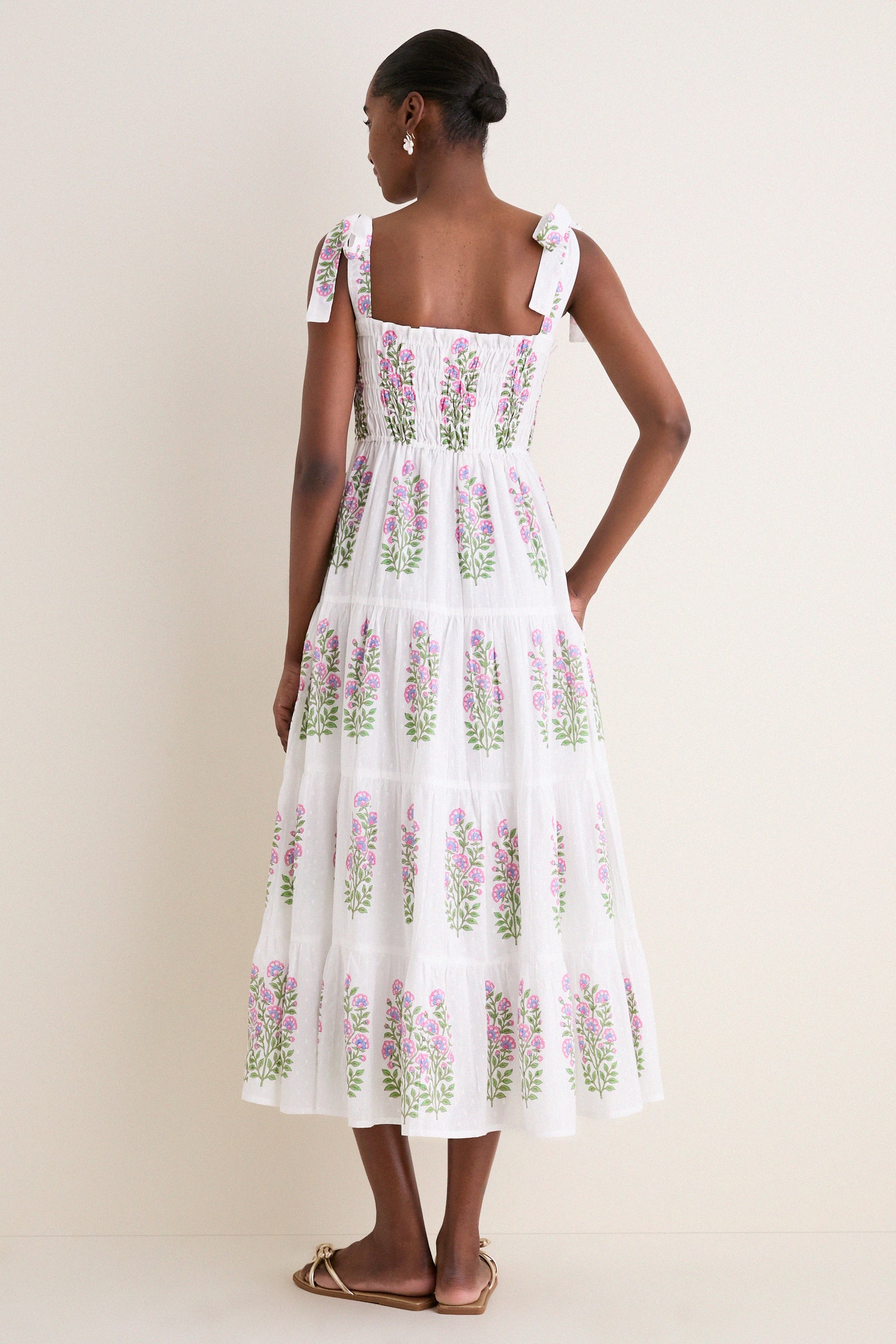 Schiffly Folk Buta Martina Dress