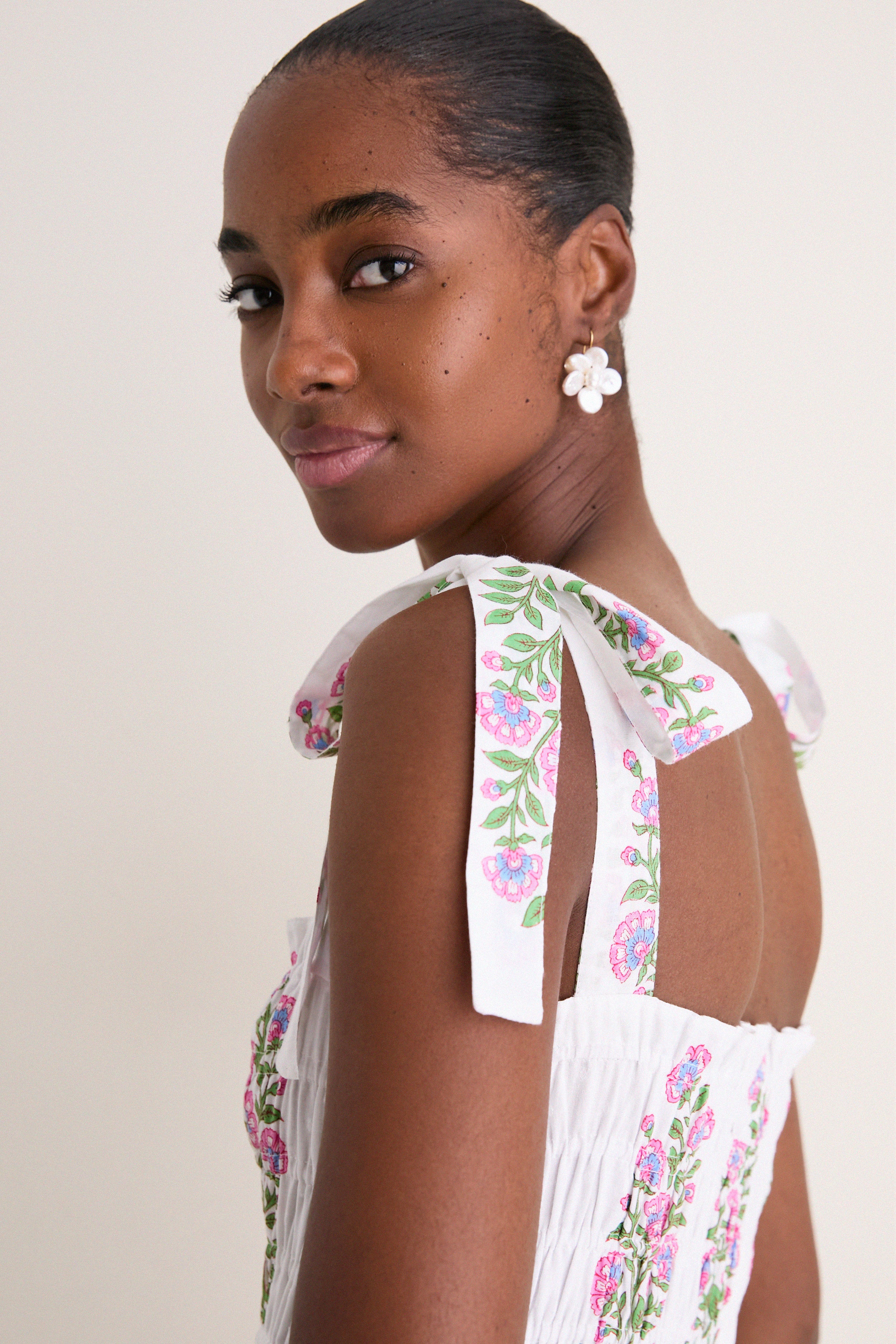 Schiffly Folk Buta Martina Dress
