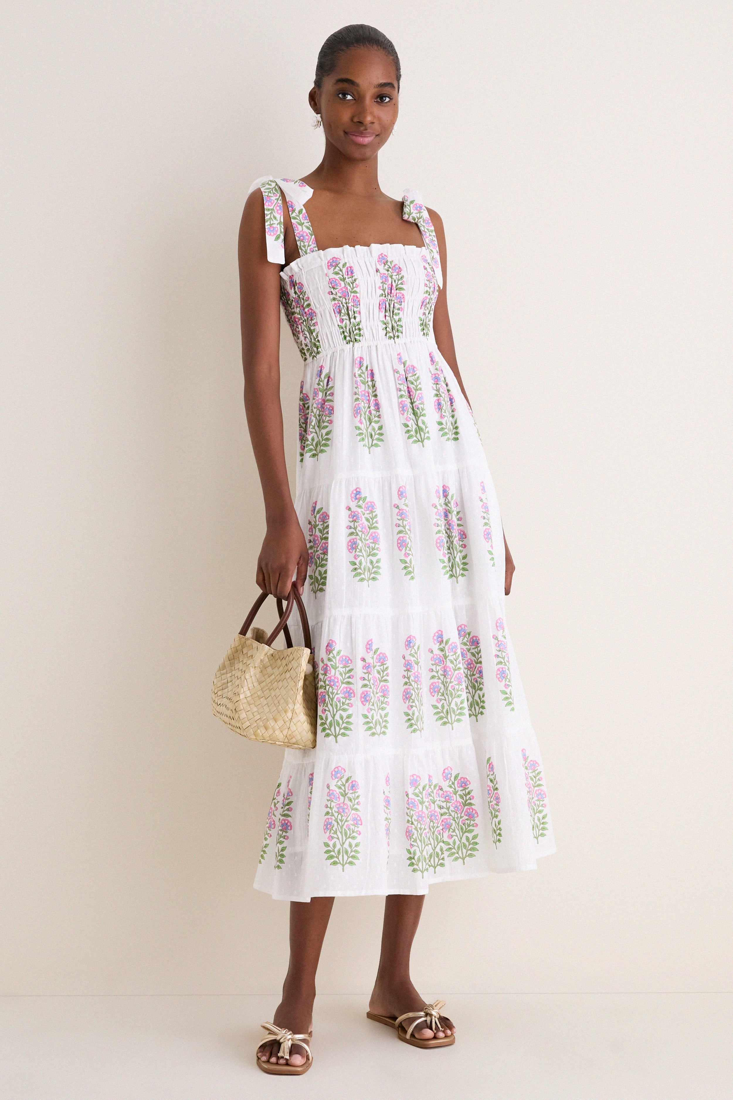 Schiffly Folk Buta Martina Dress