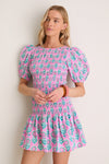 Lilac Buta Nova Mini Dress