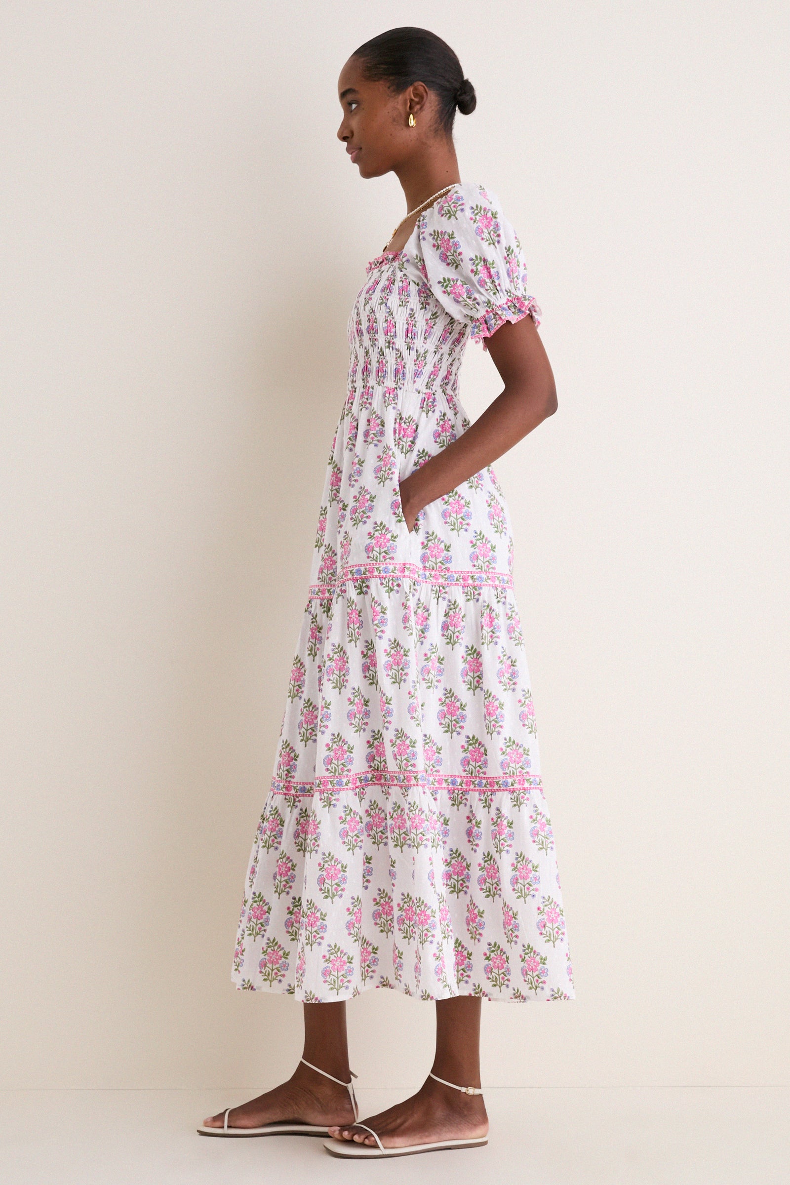 Schiffly Folk Posey Palermo Dress