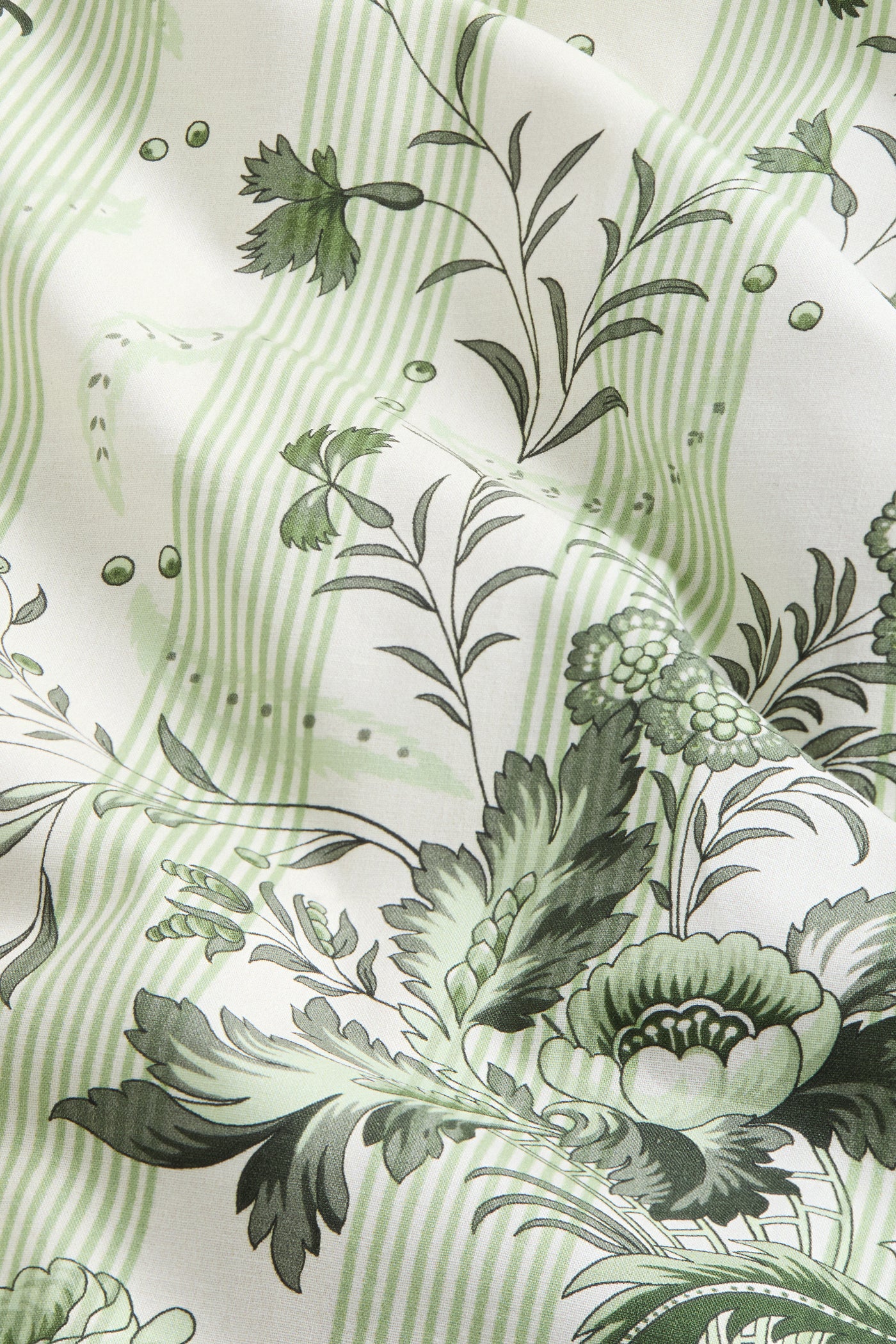 Sage Powder Room Chintz Printed Napkins Set of 4