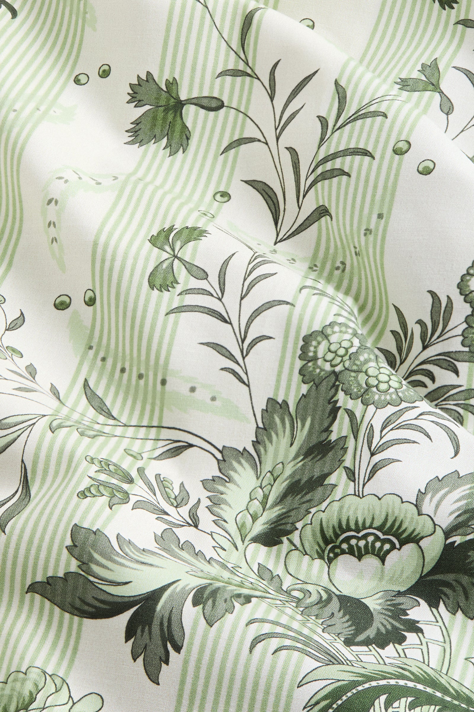 Sage Powder Room Chintz Printed Napkins Set of 4
