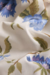 Blue and Lavender Blossom Printed Napkins Set of 4