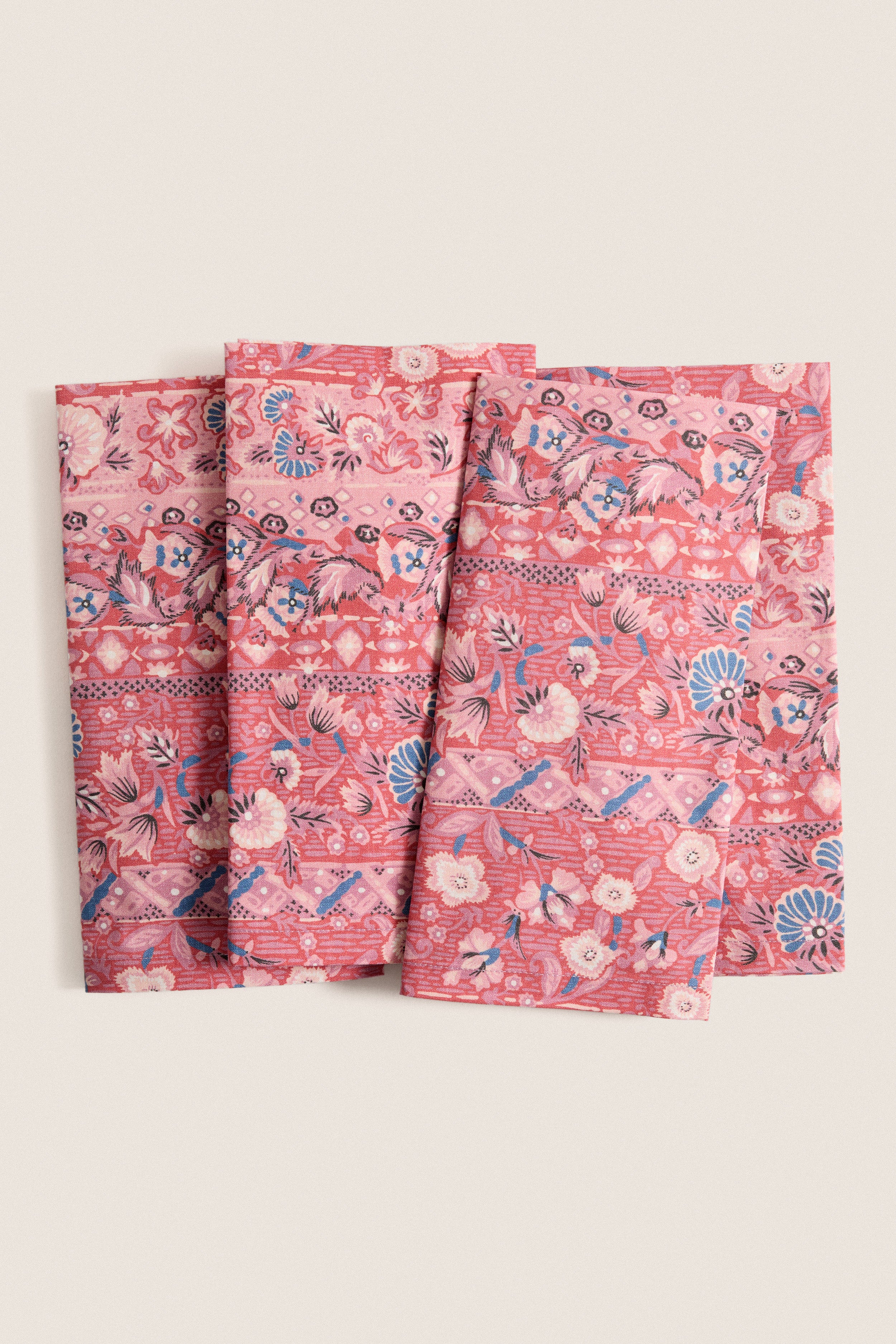 Americana Batik Stripe Printed Napkins Set of 4 | Tuckernuck Home