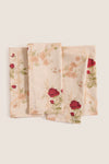 Rose Trellis Printed Napkins Set of 4