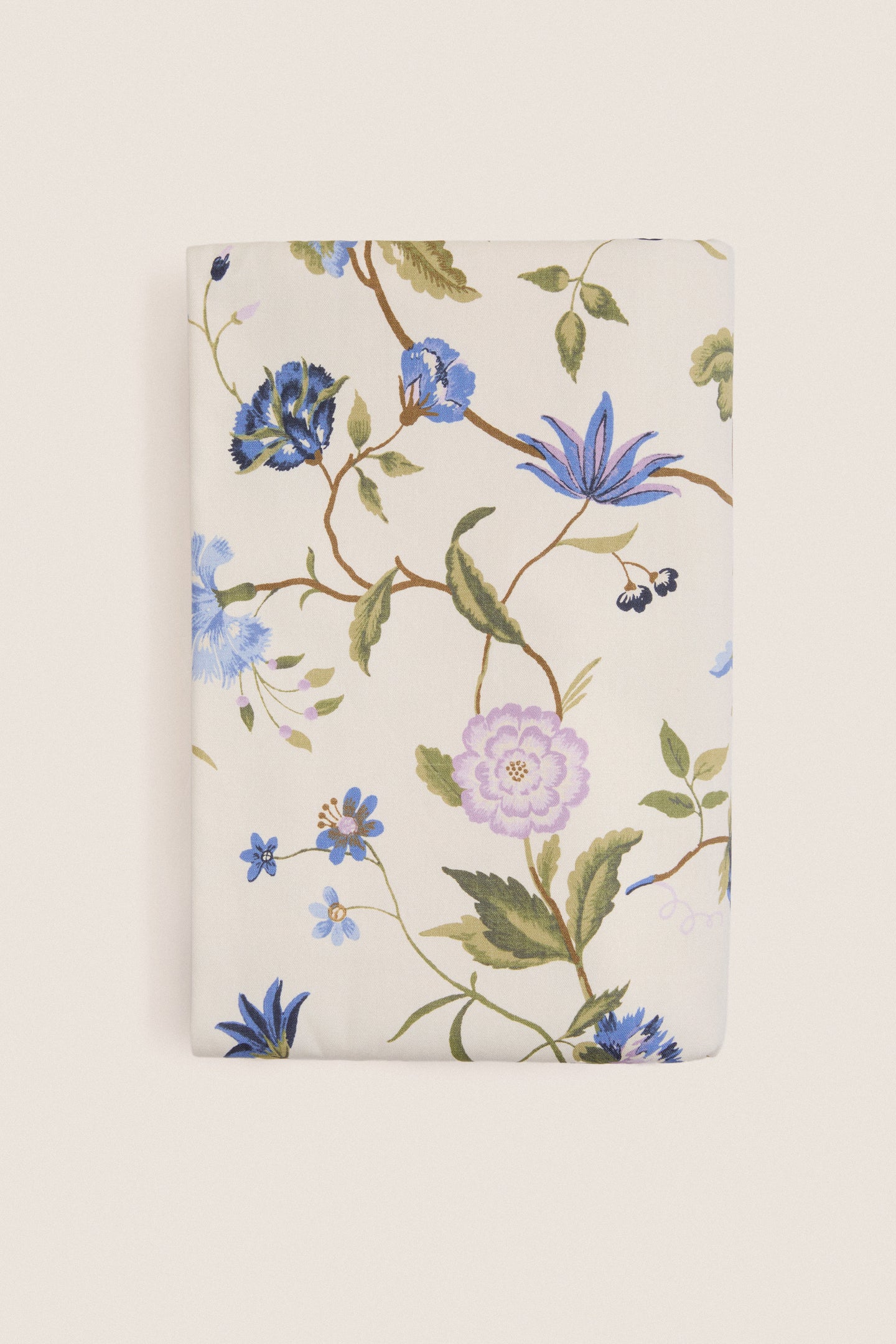 Blue and Lavender Blossom Tablecloth