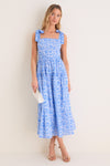 Chinoiserie Floral Julie Maxi Dress