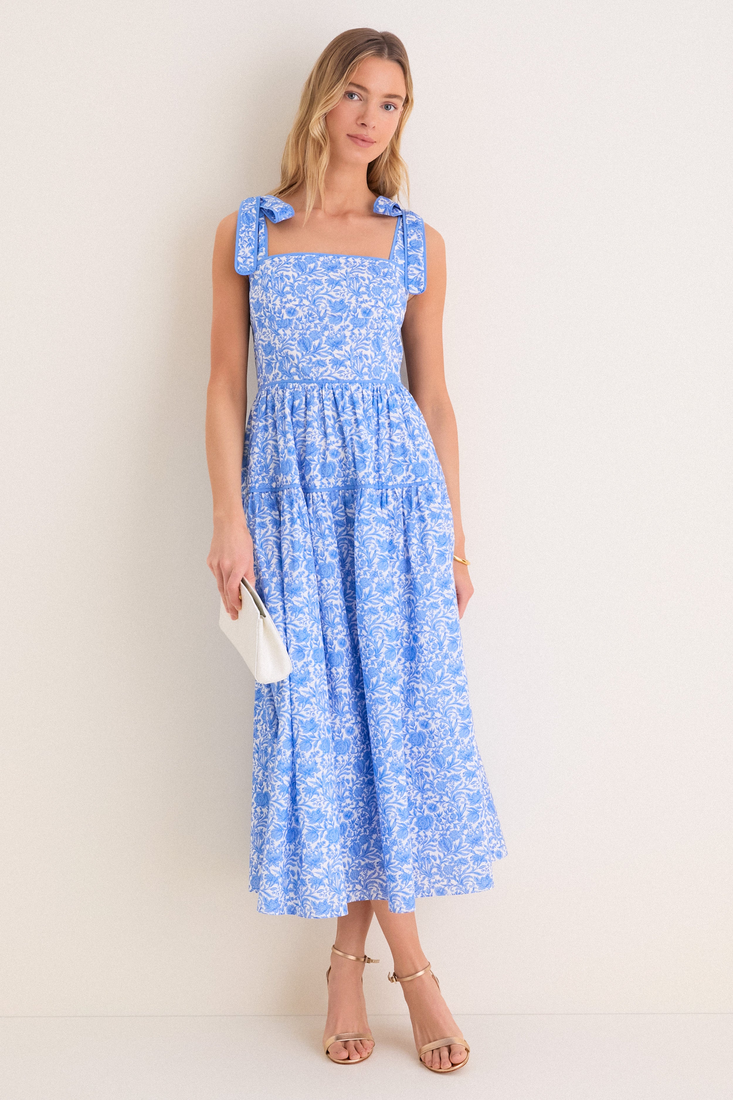 chinese dress ladies Chinoiserie Floral Julie Maxi Dress