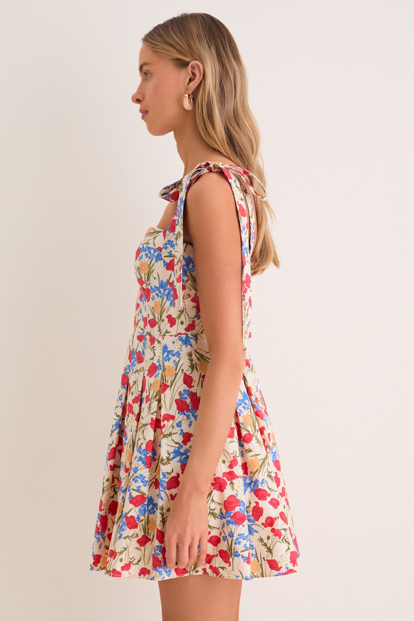 Poppy Fields Floral Jenna Mini Dress