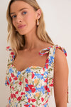 Poppy Fields Floral Jenna Mini Dress