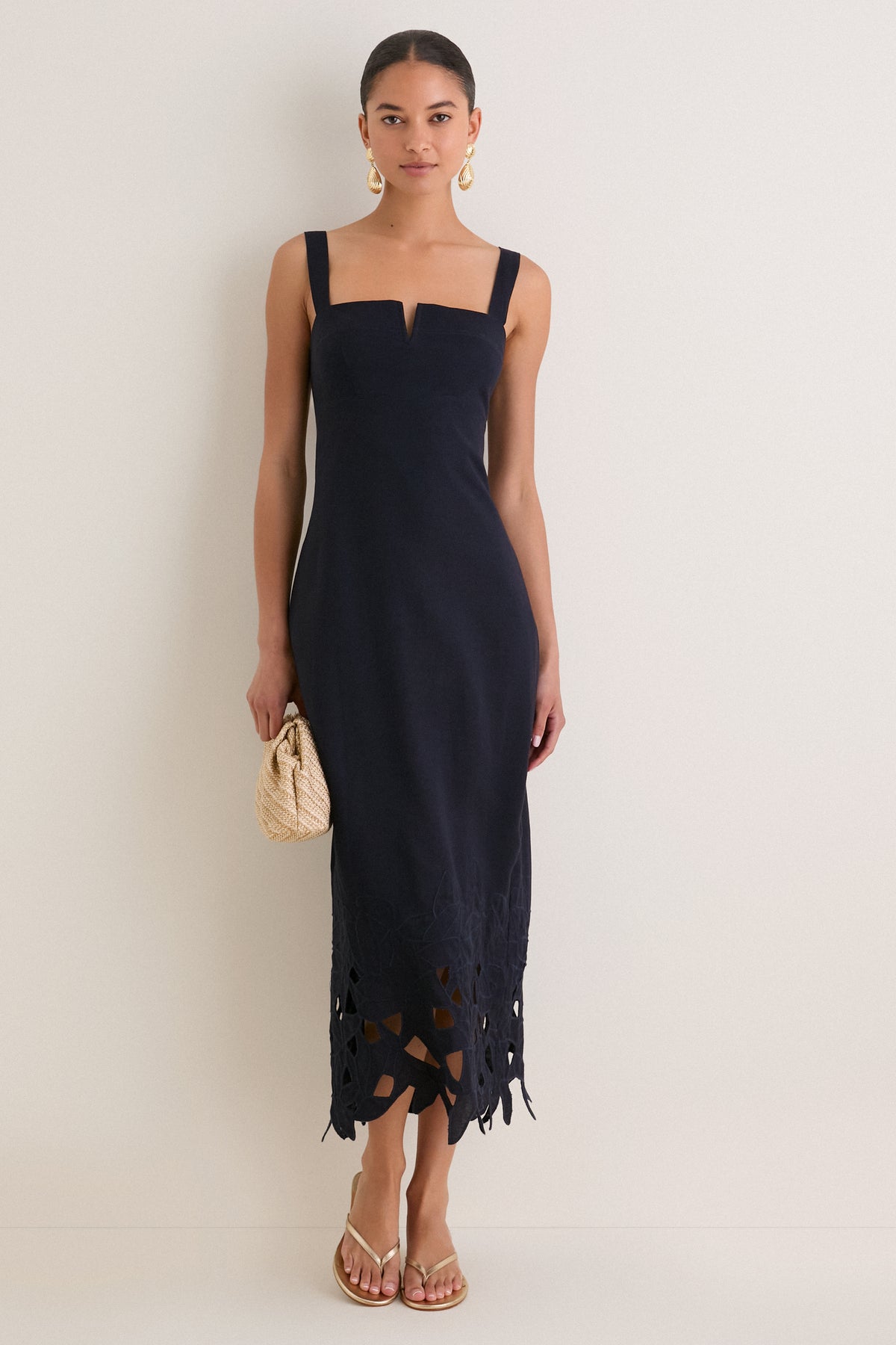 alma tiered midi dress Alma Midi Dress / Red Ochre