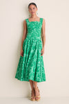Emerald Floral Lilly Maxi Dress