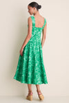 Emerald Floral Lilly Maxi Dress
