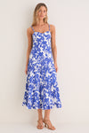 Blue Floral Rachel Maxi Dress