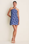 Navy & Slate Sunflower Eyelet Helen Mini Dress