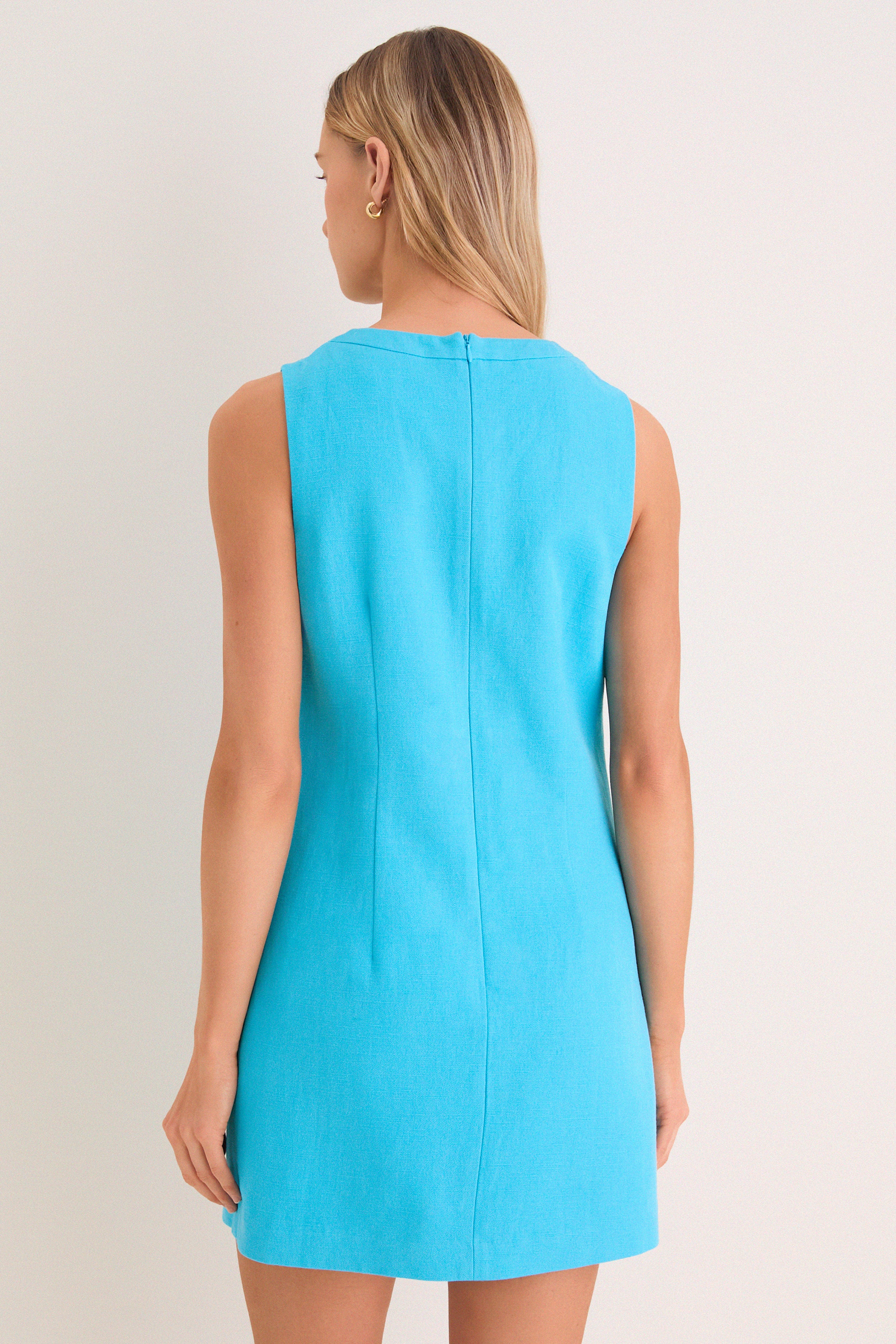 Aqua Beaded Dottie Mini Dress | Hyacinth House | Tuckernuck