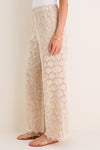 Tan Seashell Eyelet Shelly Pants
