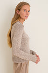 Marled Tan Mini Marina Sweater