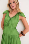Cactus Sienna Pintuck Maxi Dress