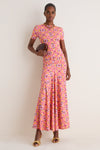 Orchid Mosaic Annie Short Sleeve Dress