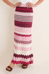 La Vie En Rose Stripe Sylvie Skirt