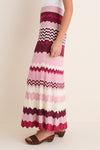La Vie En Rose Stripe Sylvie Skirt