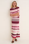 La Vie En Rose Stripe Sylvie Skirt