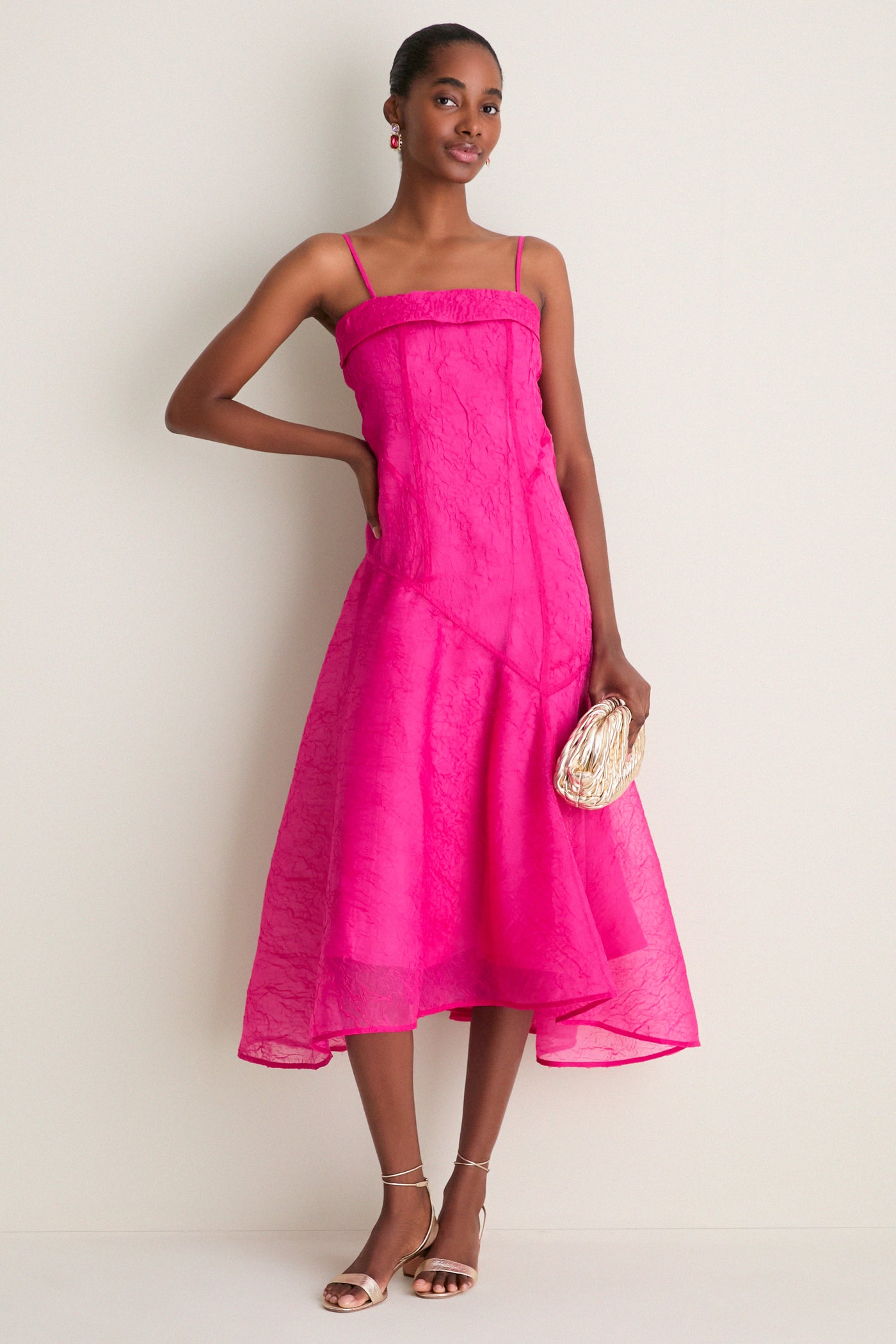pink organza dress silk organza dress Felicious Organza Gown CUSTOM-parroquiadesanalbertomagno.com