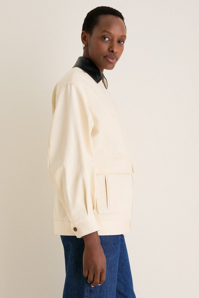 Cream Holden Jacket | Anine Bing