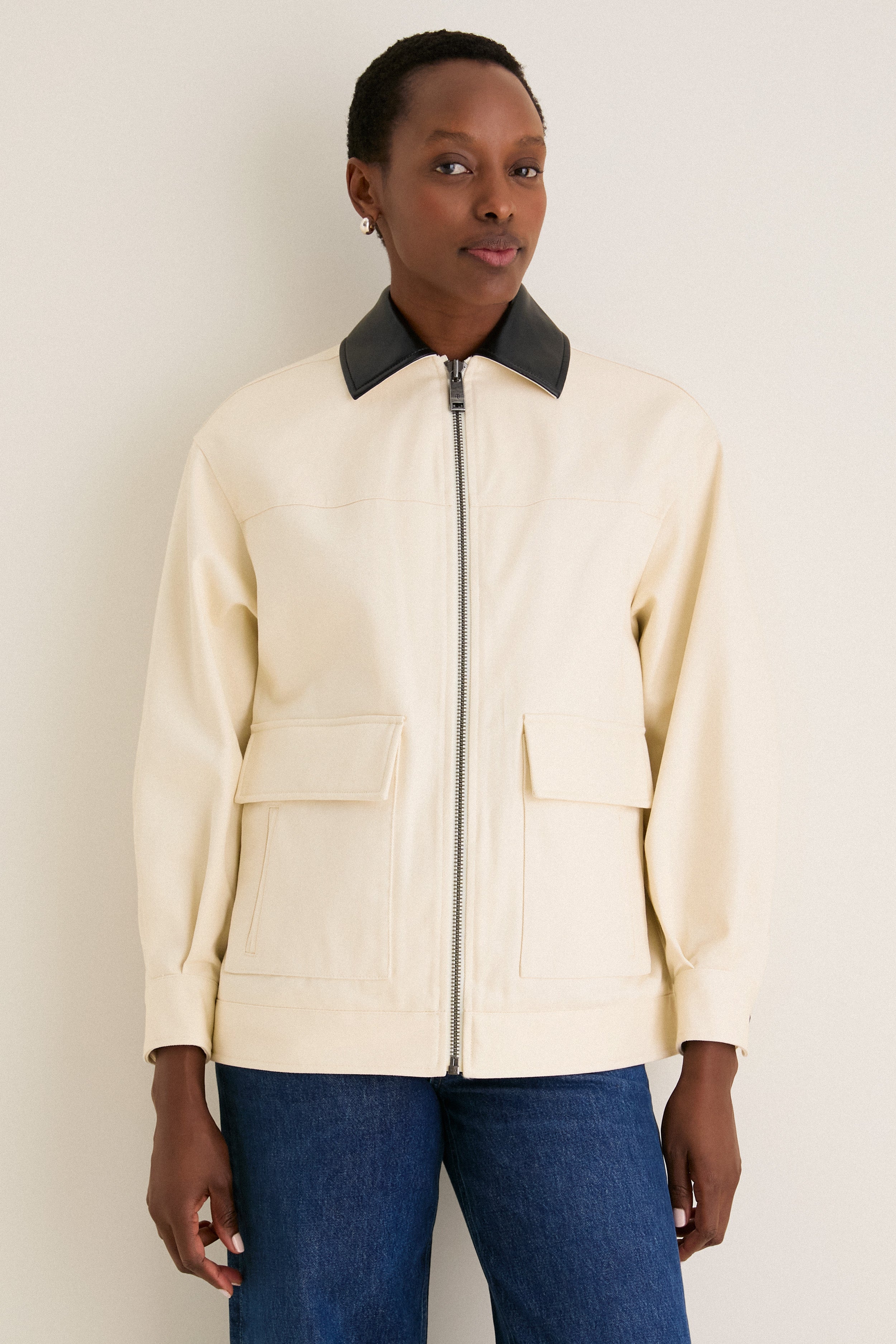 Cream Holden Jacket | Anine Bing