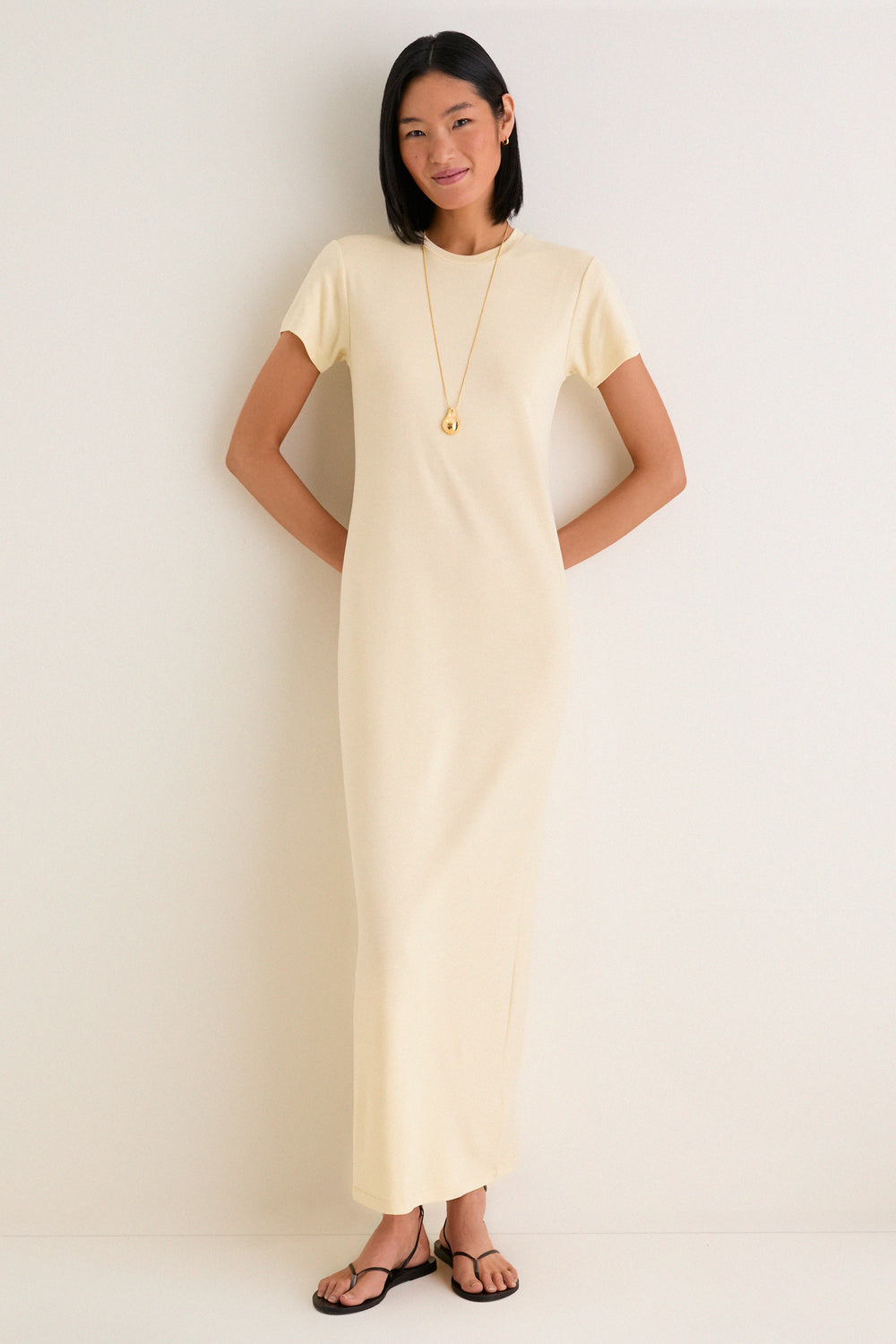 Butter Yellow Wynne Dress | Anine Bing Butter Yellow Wynne Dress | Anine Bing