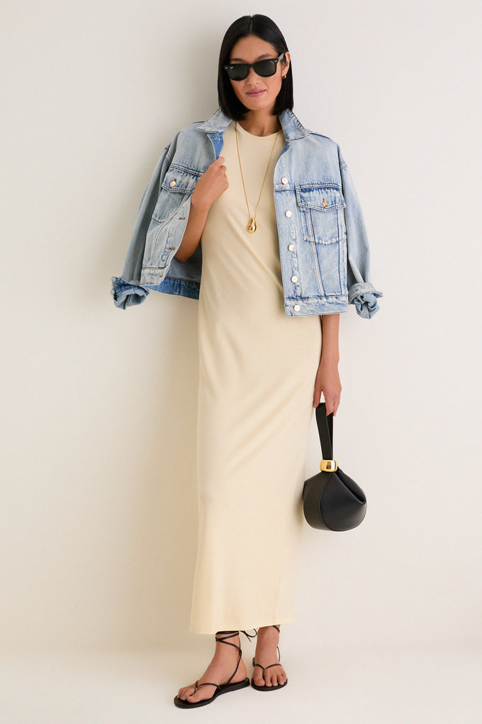Butter Yellow Wynne Dress | Anine Bing Butter Yellow Wynne Dress | Anine Bing
