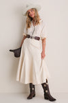 THE GREAT. x Stetson Brown Floral Cowboy Boot