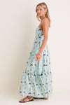 Seashell Tile Celine Maxi Dress