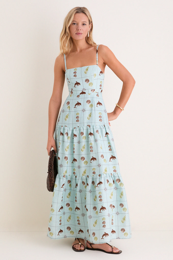 celine maxi dress Palm Noosa Seashell Tile Celine Maxi Dress Seashell Tile / 4