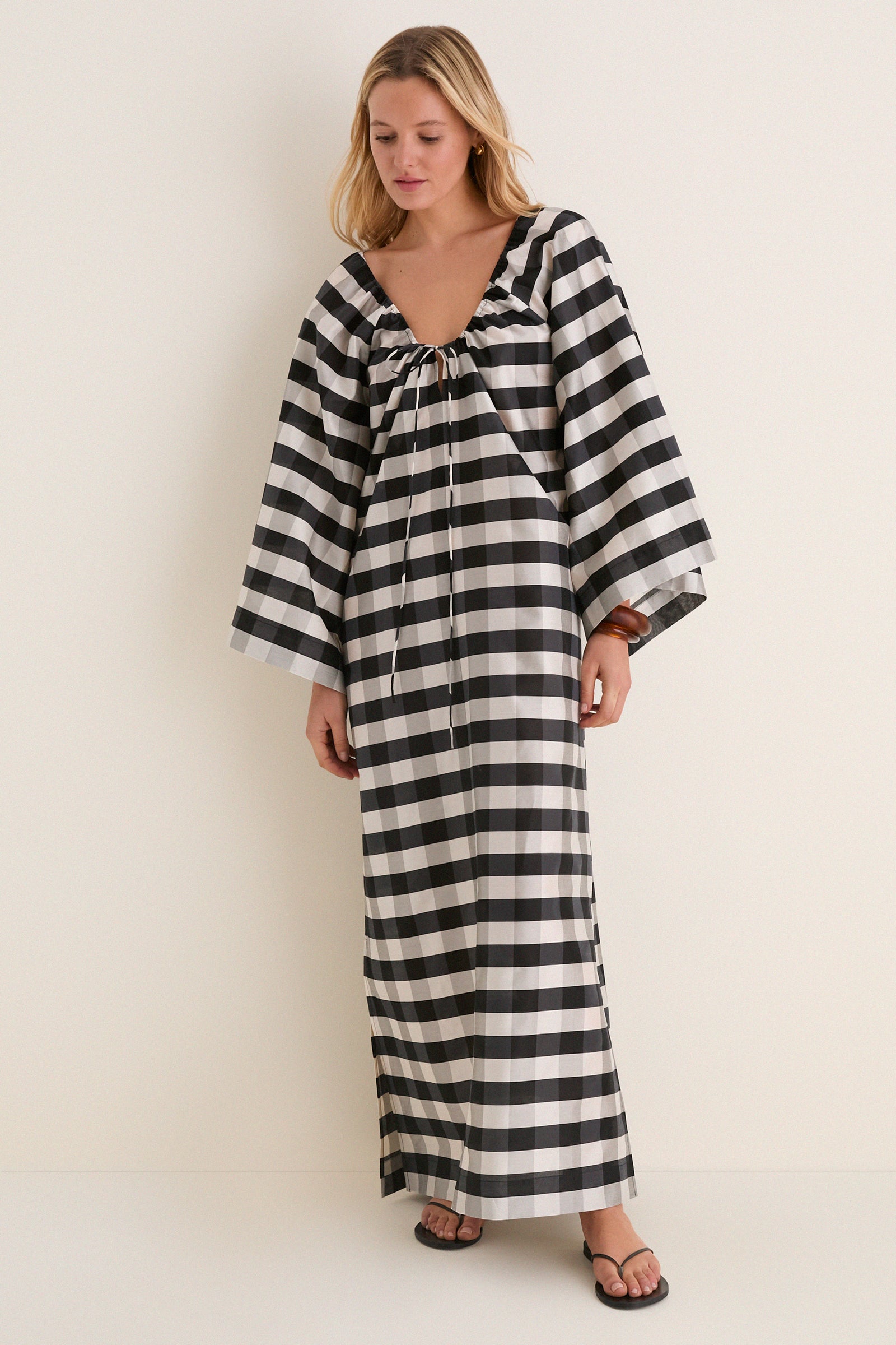 Midnight Check Claudine Dress