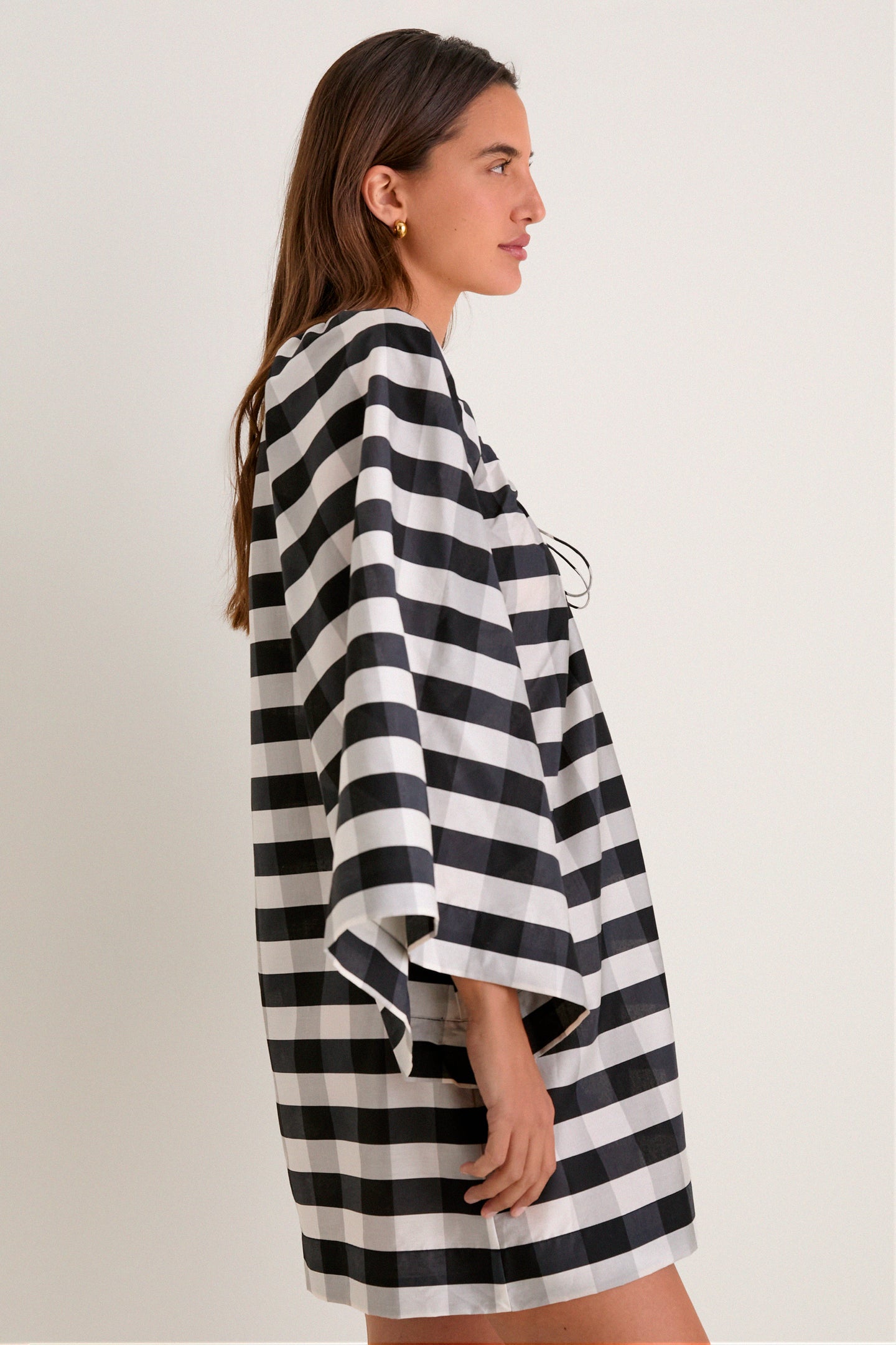 Midnight Check Claudine Mini Caftan