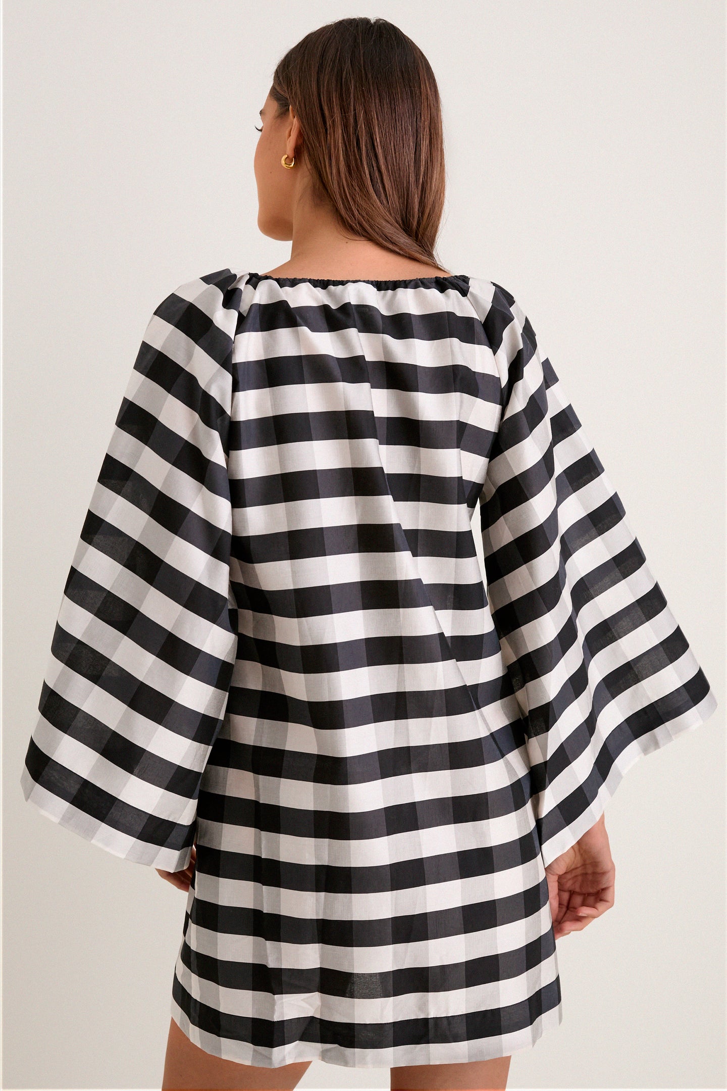 Midnight Check Claudine Mini Caftan