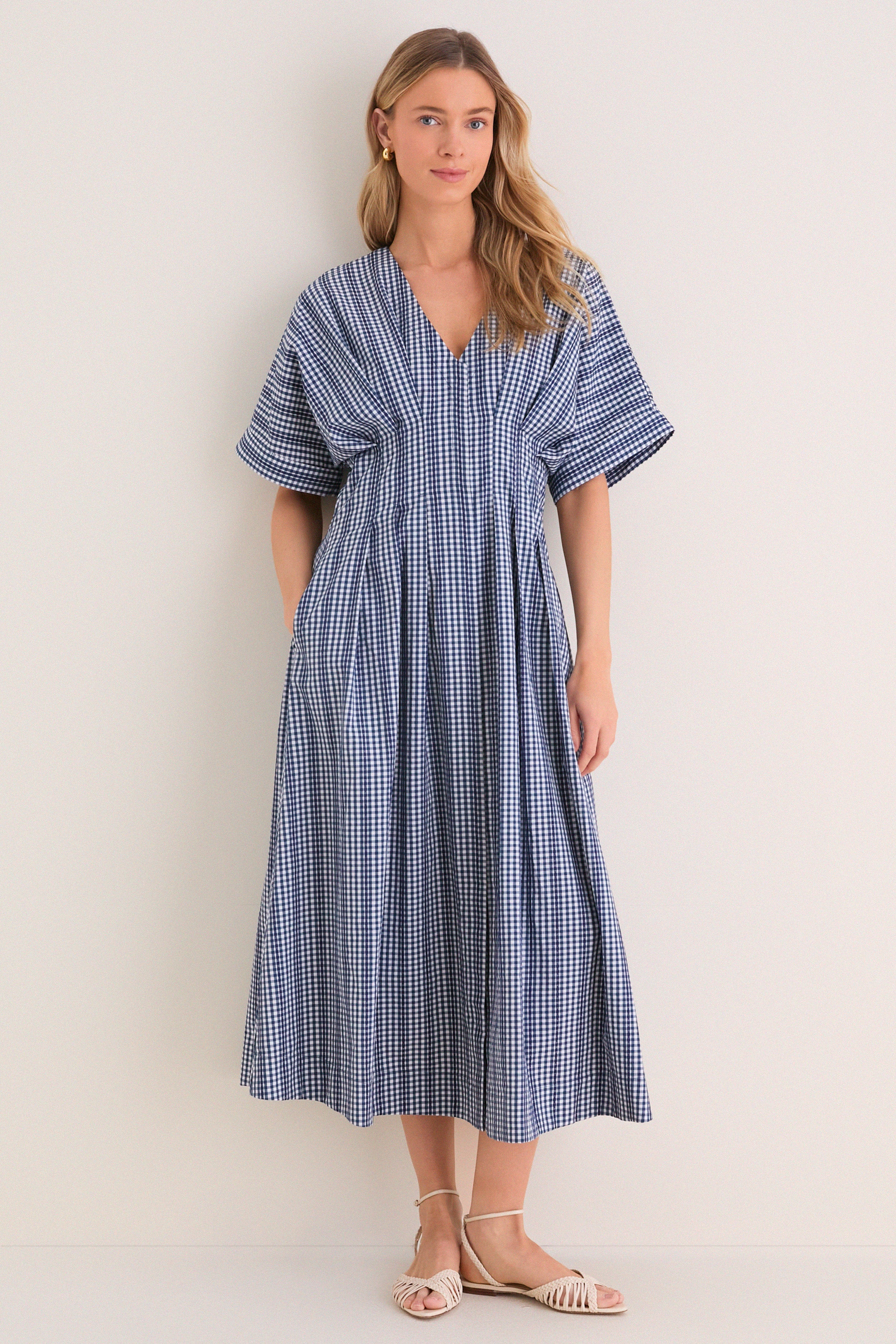 ワンピース Random Striped Long Dress navy Navy Stripe Darren Dress | Tuckernuck