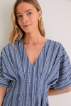 Navy Stripe Darren Dress