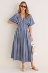 Navy Stripe Darren Dress