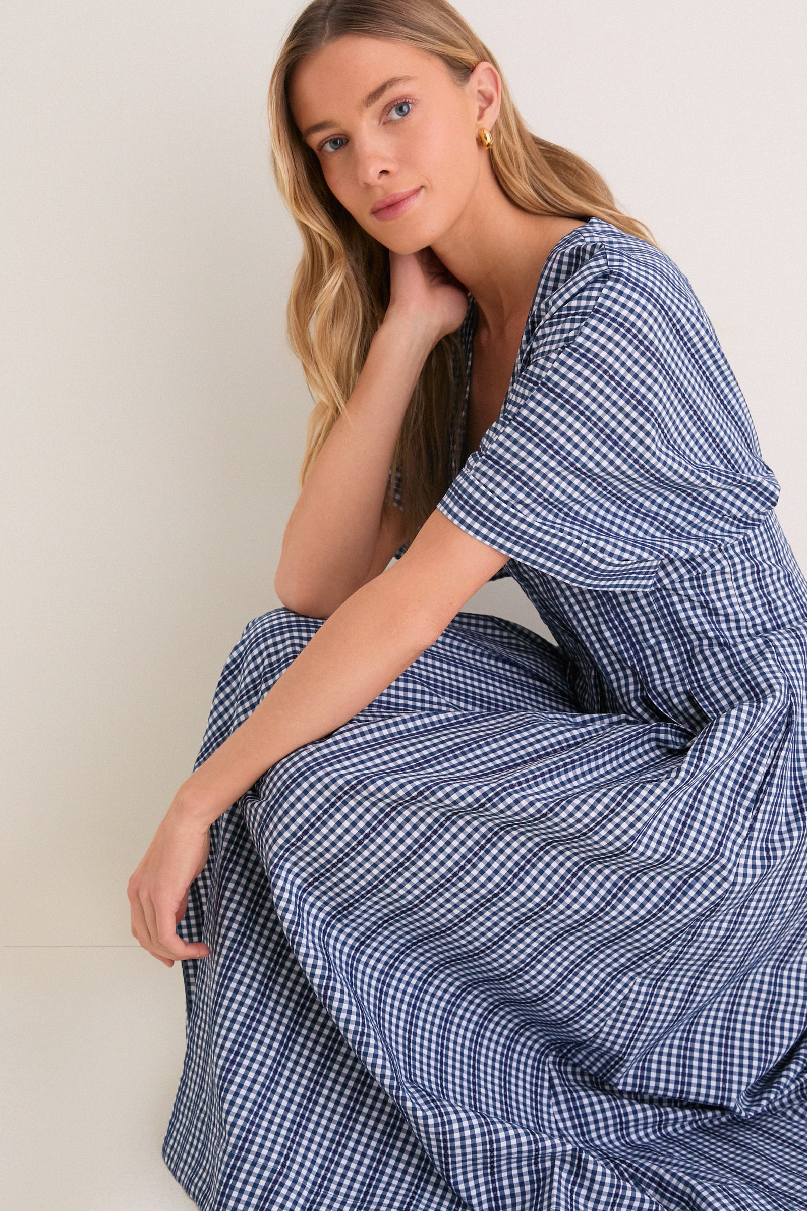 Tuckernuck Navy Stripe Darren Dress Navy Stripe / L
