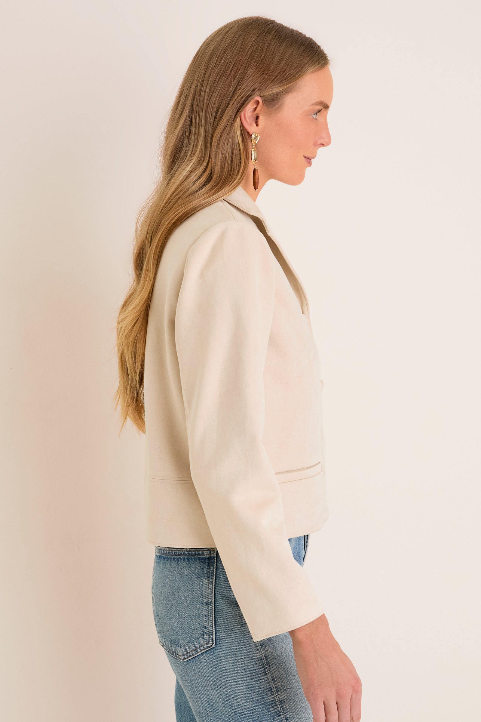 Sand Suede Zaria Jacket