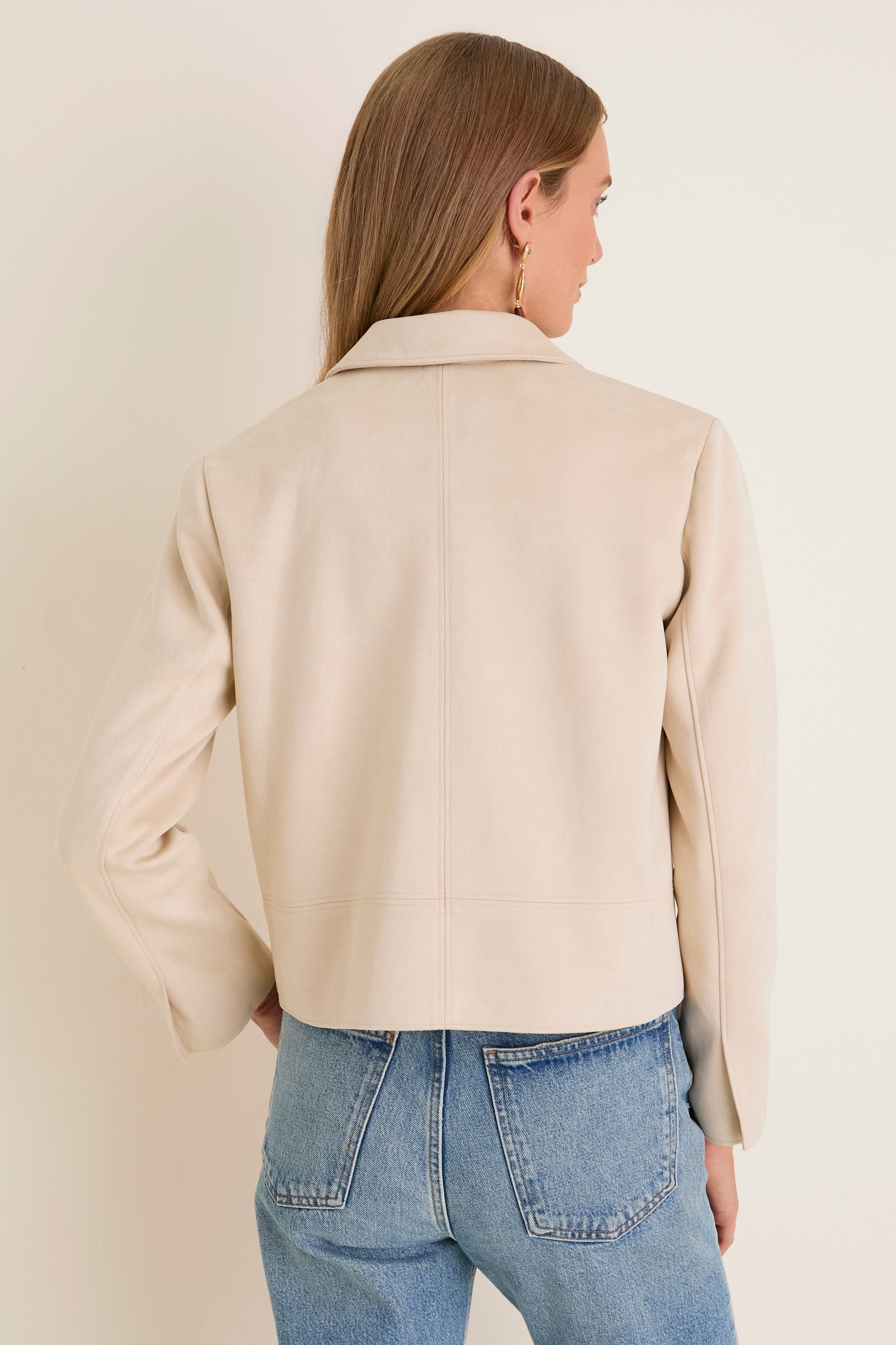 Sand Suede Zaria Jacket | Tuckernuck