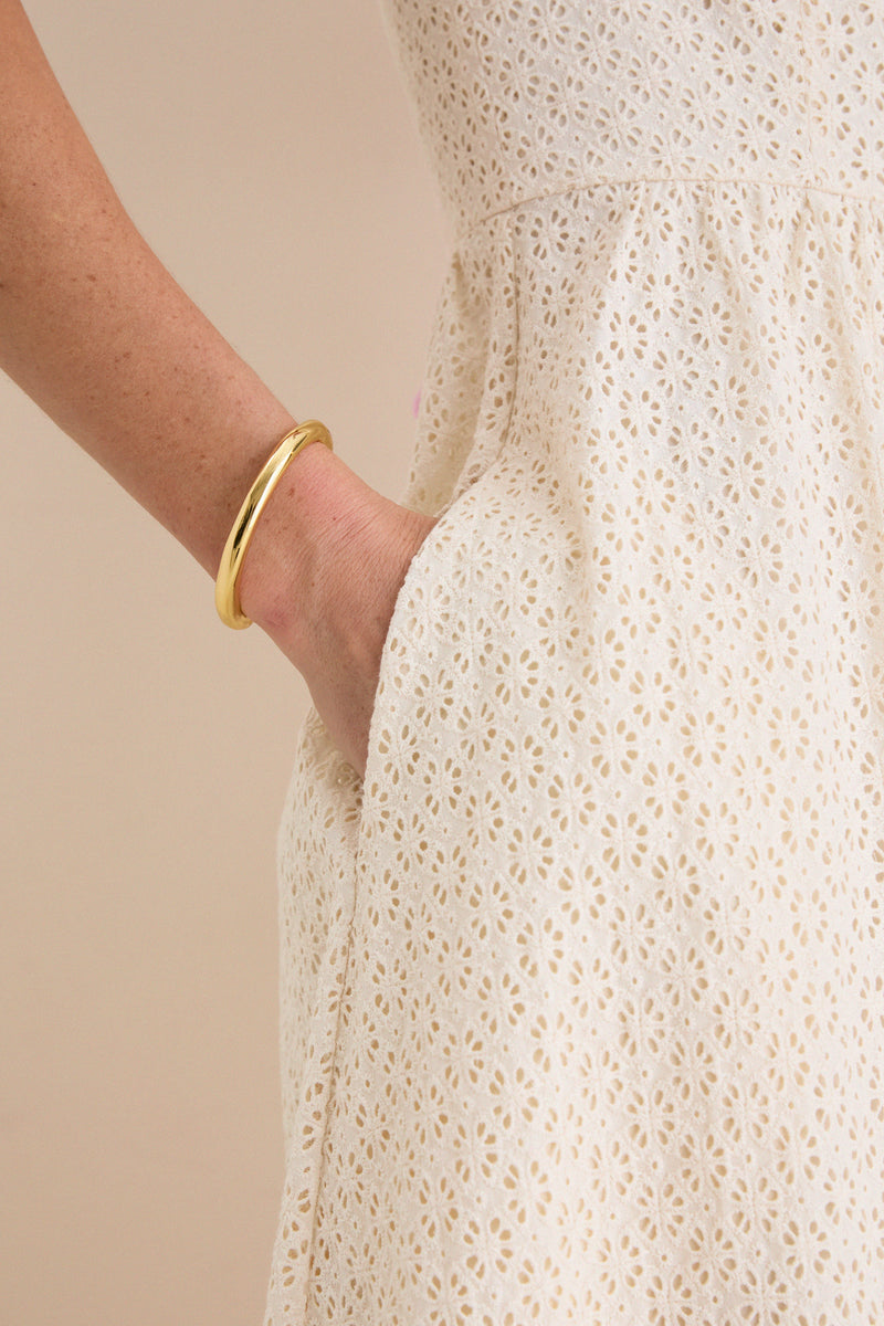 Porcelain Eyelet Esme Dress