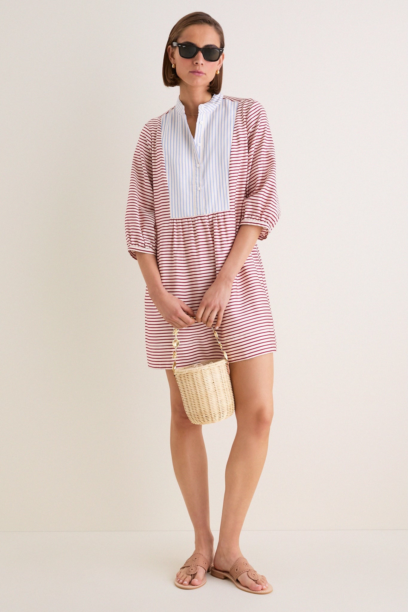 Cisco Stripe Calliope Mini Dress