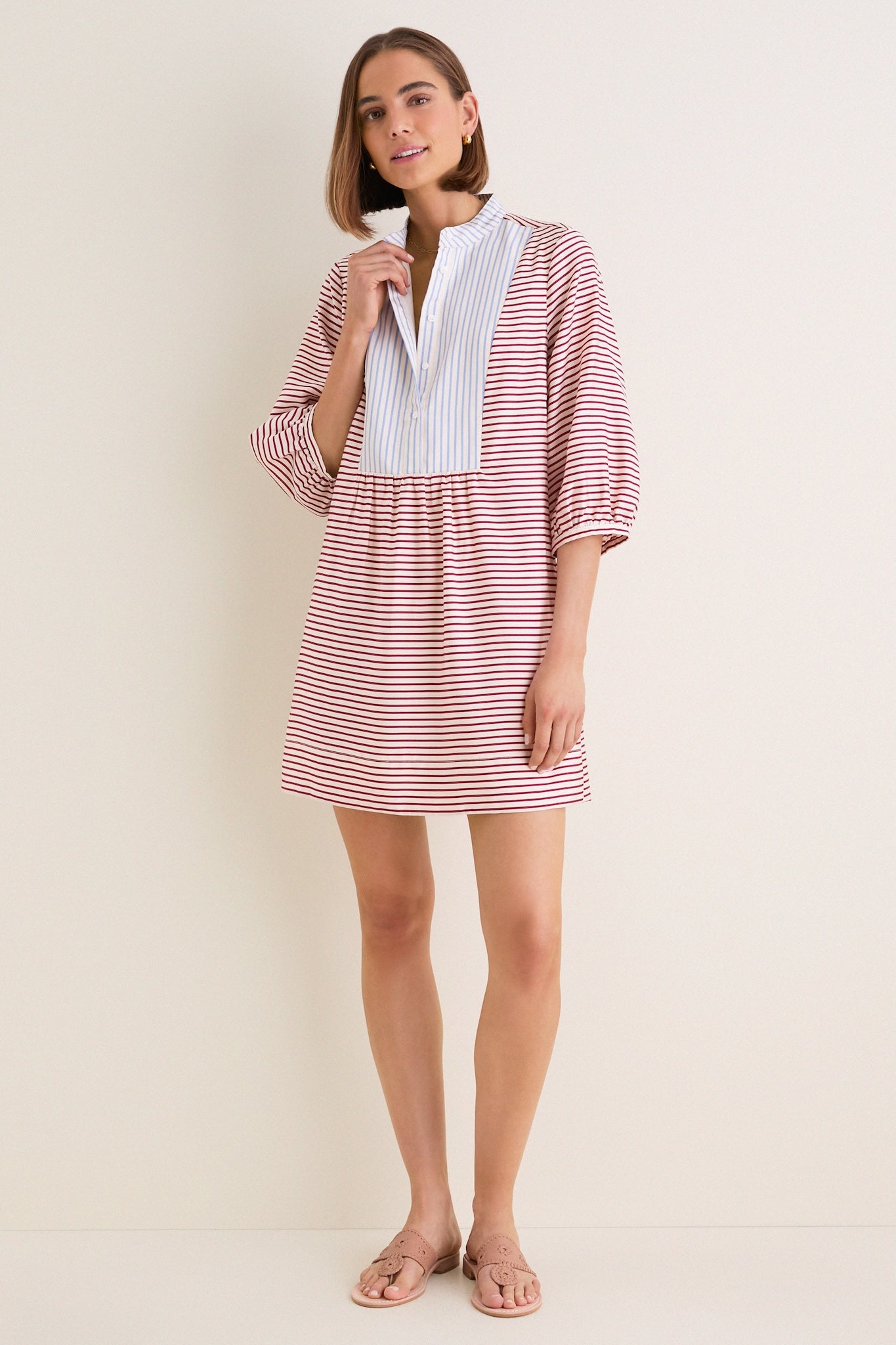 Cisco Stripe Calliope Mini Dress